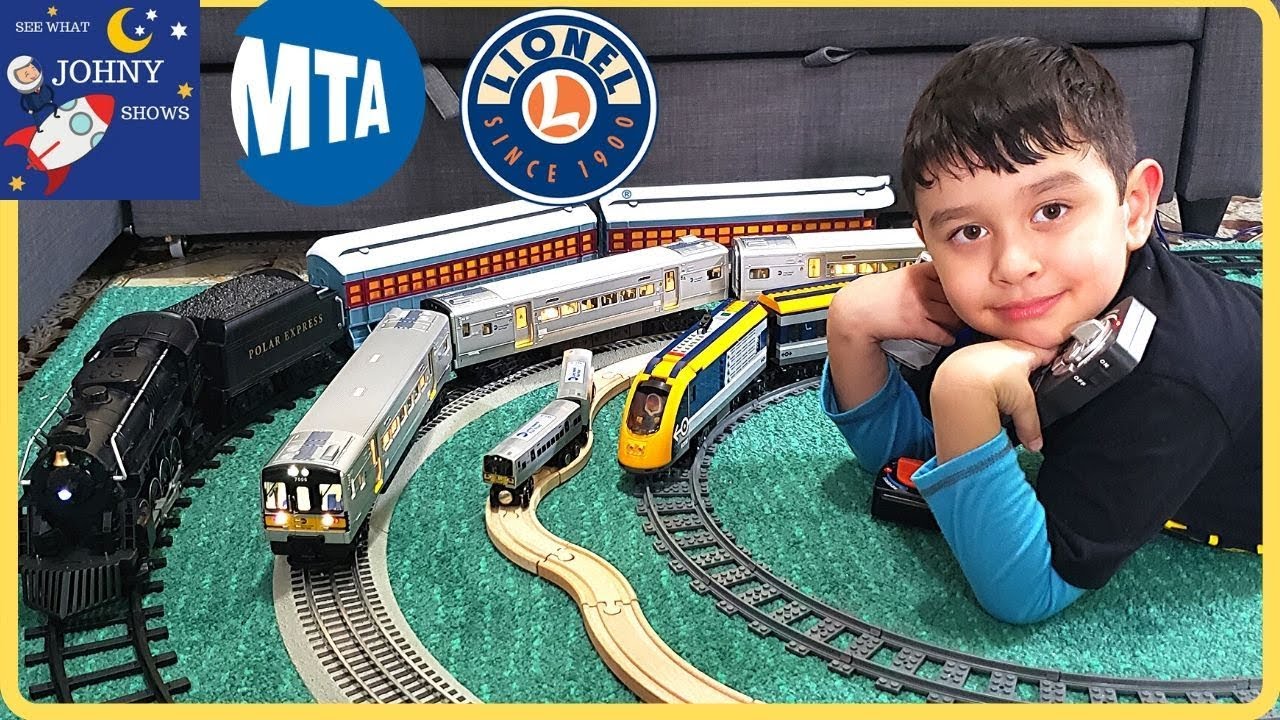 Johny Unboxes NEW Lionel MTA Long Island Railroad Train Train Set