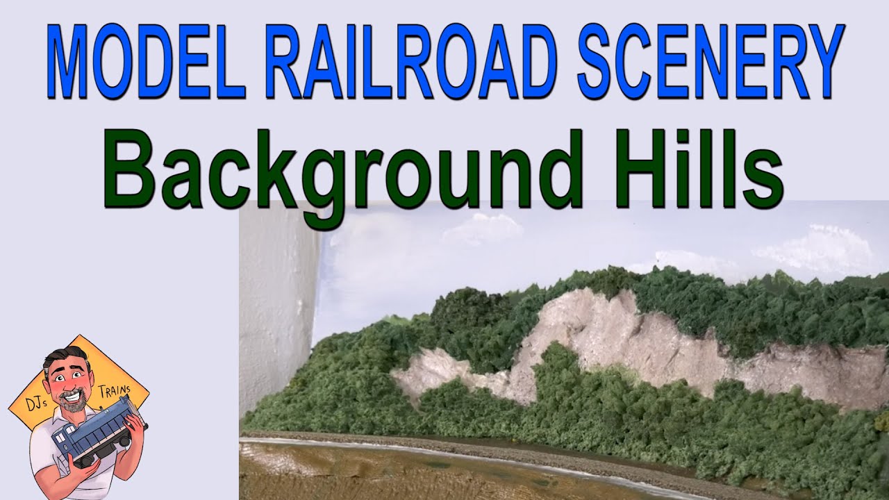 Model Railroad Scenery: Background Hills