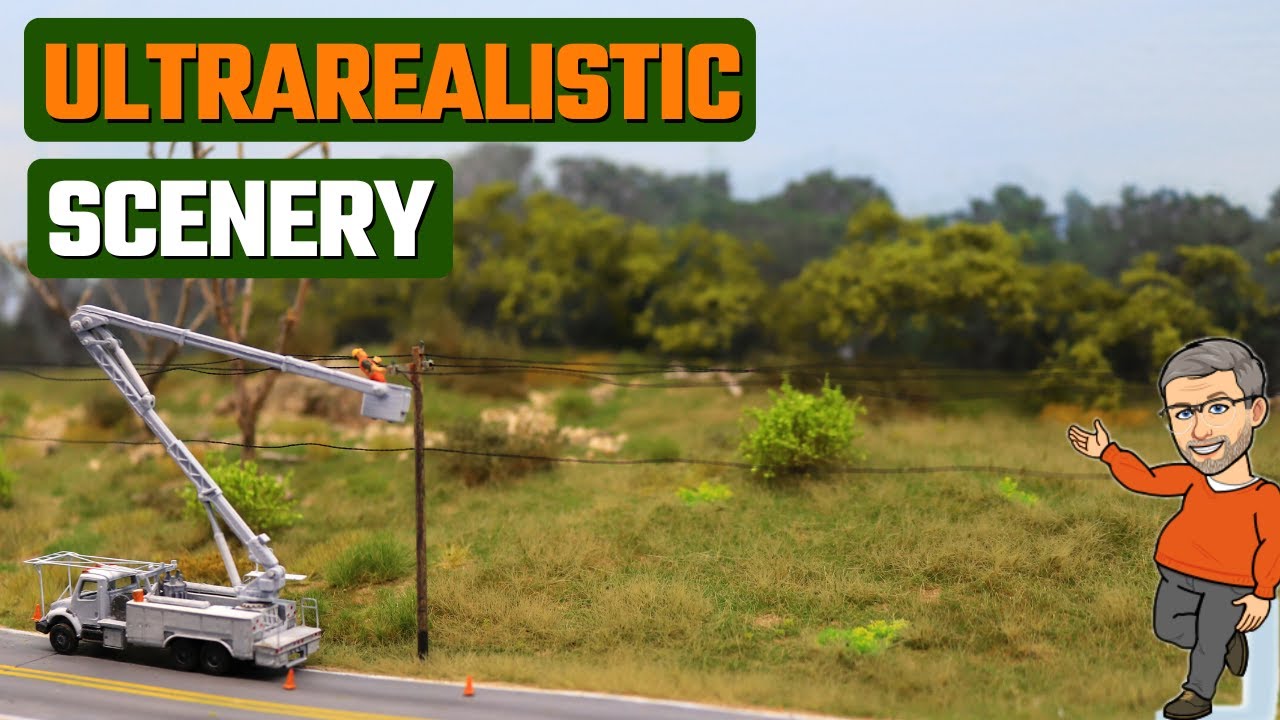 Building Open Country Scenery for a Model Railroad Layout