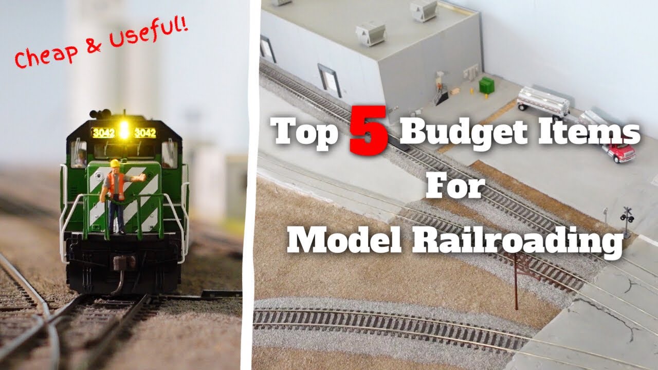 Top 5 BUDGET Items for your Model Train Layout!