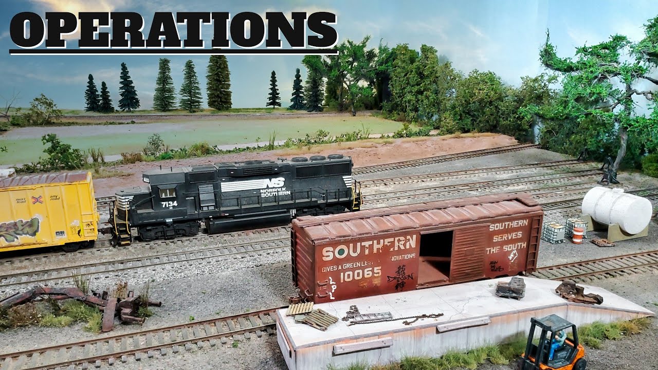 Realistic Model Railroad Operations: Switching with a SIMPLE SWITCH LIST Part 3.