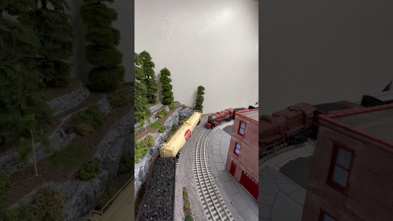 Testing model train wiring.