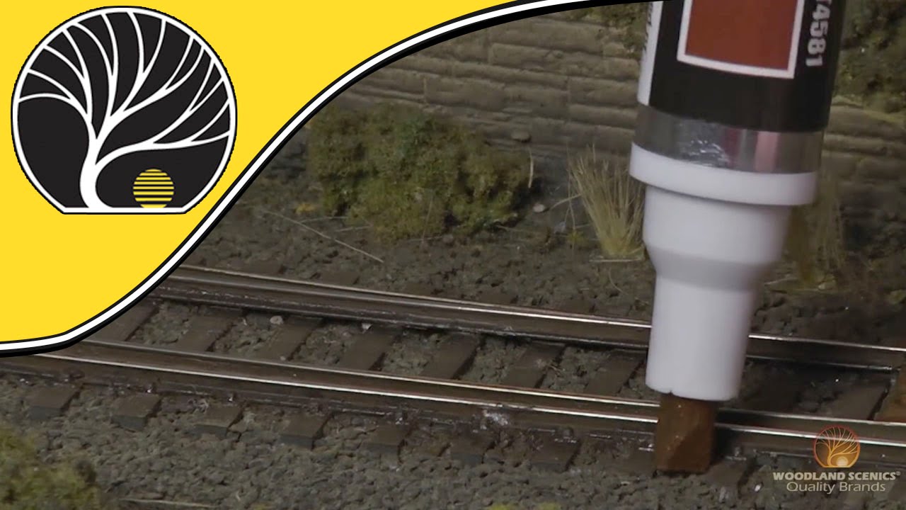 Track Painters - Model Railroad Track Weathering Tool | Woodland Scenics | Model Scenery