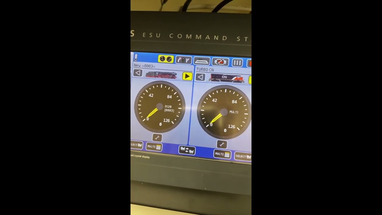 Rapido Turbo Train and ESU Ecos command station