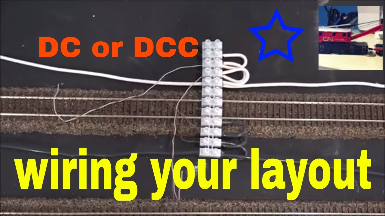 wiring a model train layout, Bus line, feeder wires, for DCC