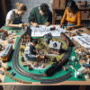Building a model train layout on a budget