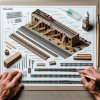 How to make realistic train tracks for model railroads