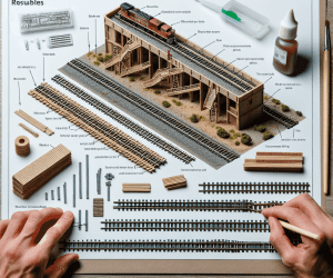 How to make realistic train tracks for model railroads