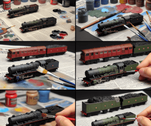 How to paint model locomotives
