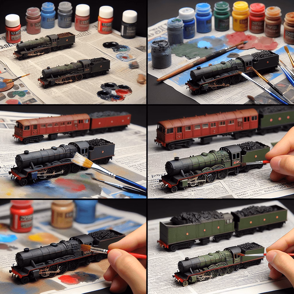 How to paint model locomotives How to paint model locomotives