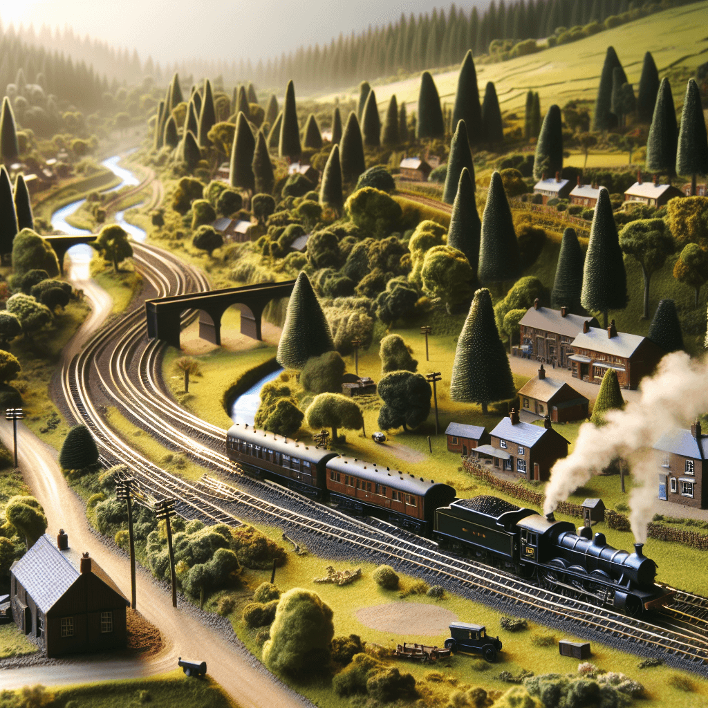 Tips for creating a detailed model train scenery
