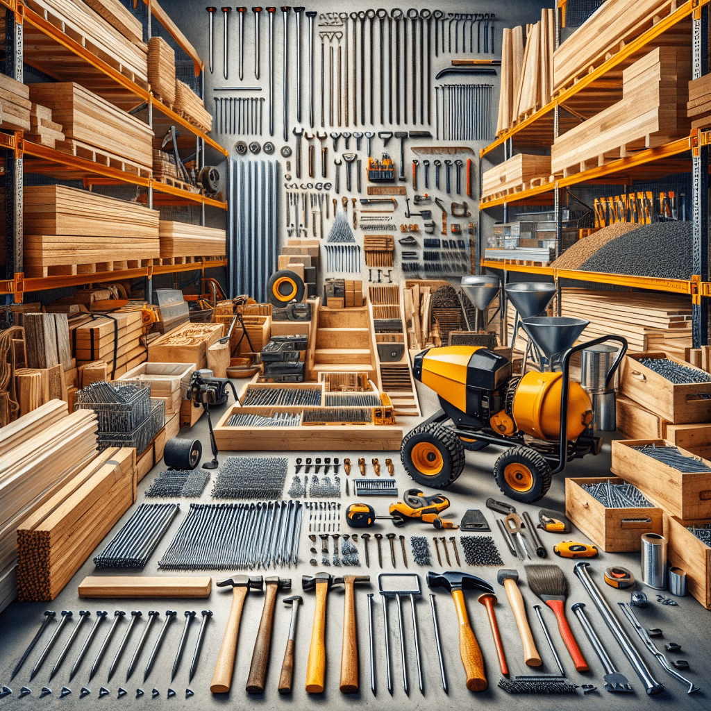 Building Dreams, One Brick at a Time.- Layout building supplies Building Dreams, One Brick at a Time.- Layout building supplies