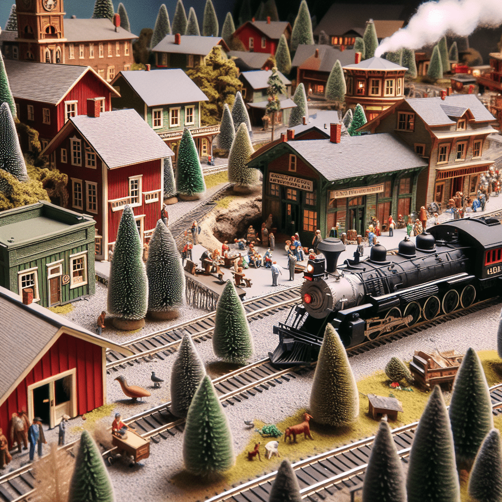 Model train buildings