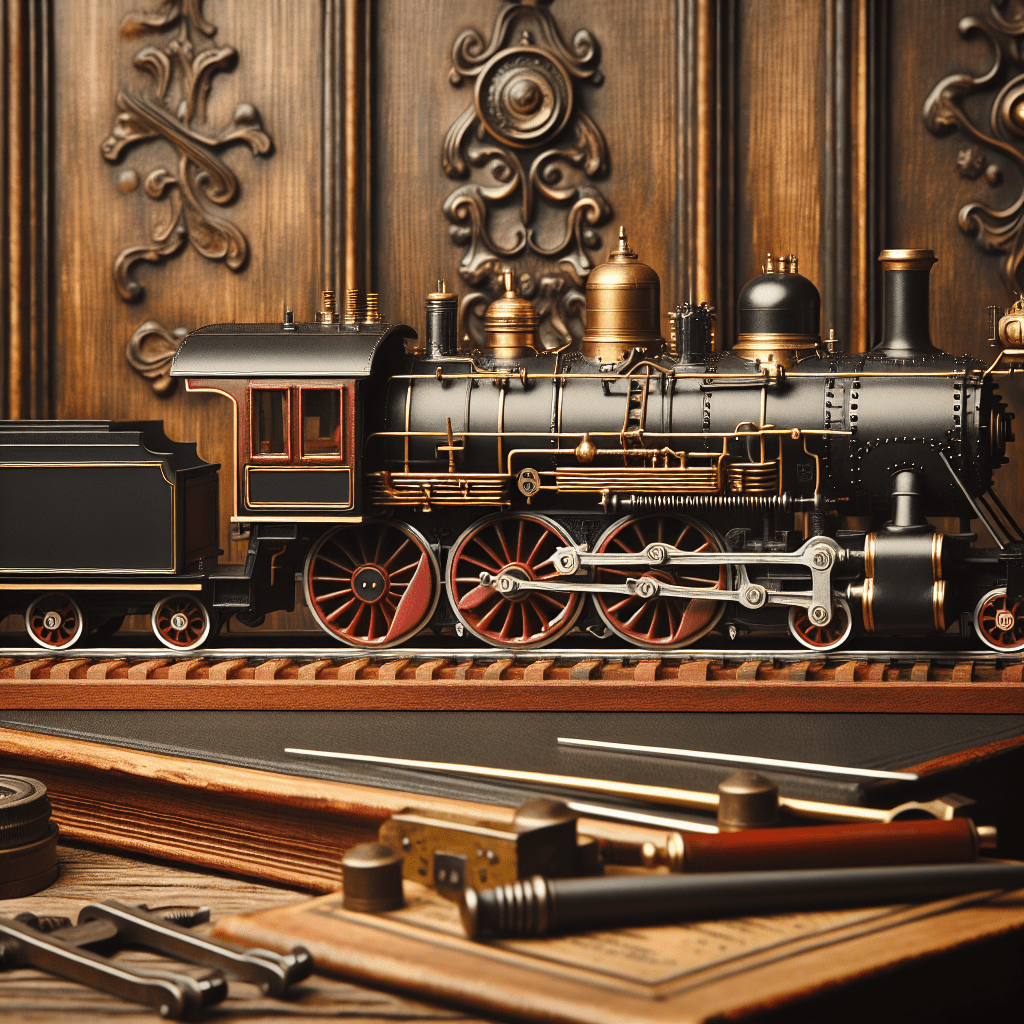 Model train historical replica