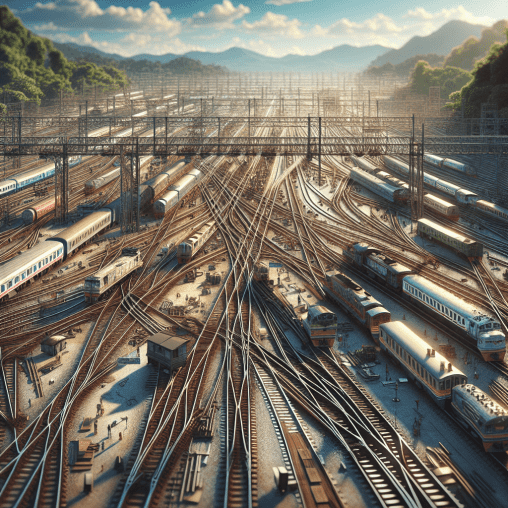 Railway system, Connecting Journeys, Bridging Destinations.