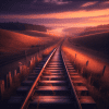 Railway track, Connecting Destinations, One Rail at a Time.