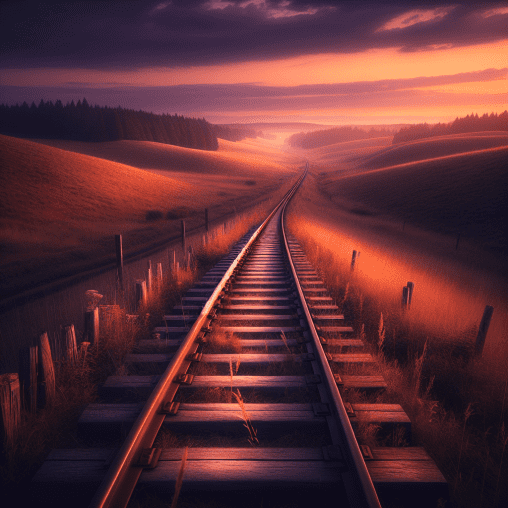 Railway track, Connecting Destinations, One Rail at a Time.