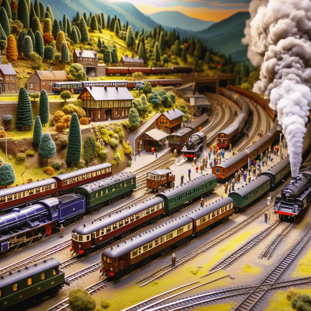 Realistic model trains