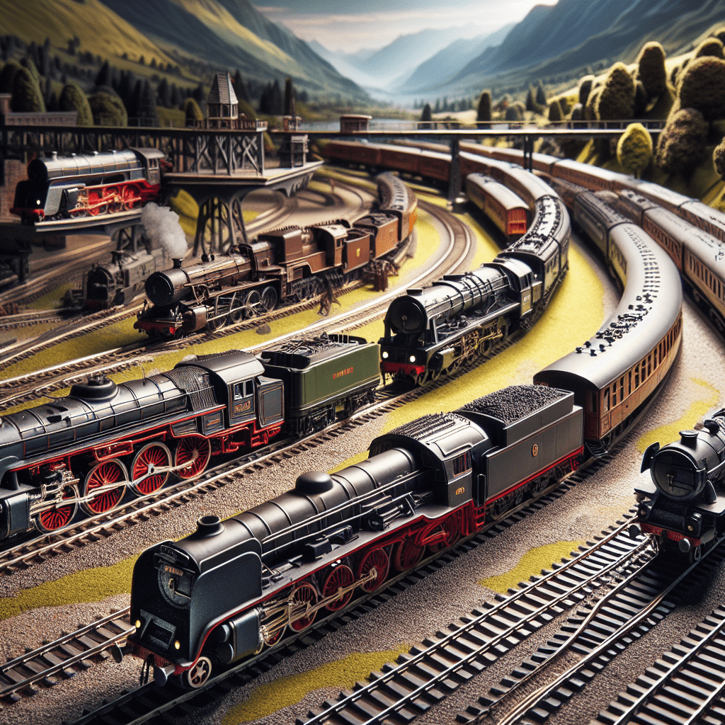 Scale train engines