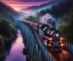 Train Crossing: Where Precision Meets Motion.