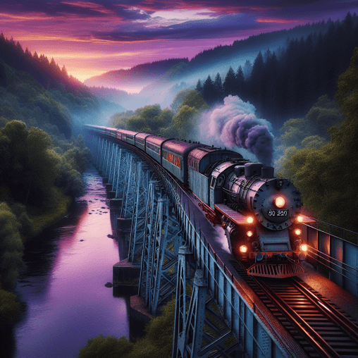 Train Crossing: Where Precision Meets Motion.