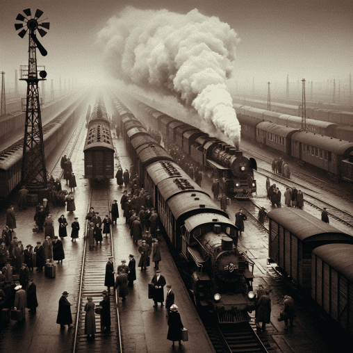 Train Depot – Where Journeys Begin: The Heartbeat of Rail Travel.