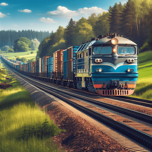 Train freight service, Delivering Possibilities, One Rail at a Time.