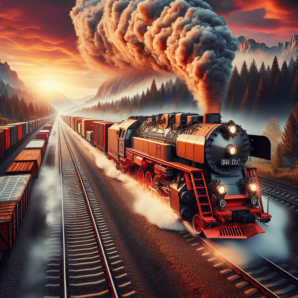 Train freight service