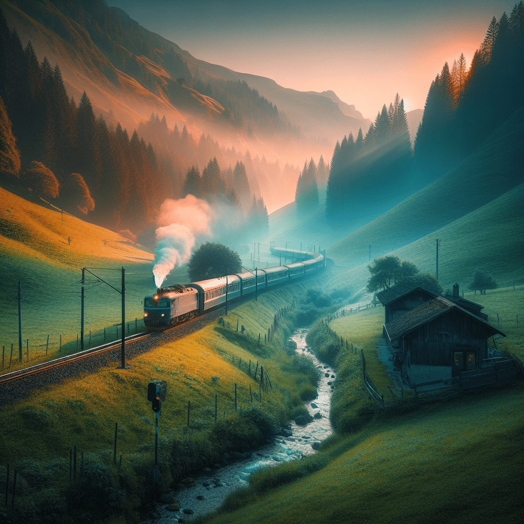 Train scenery