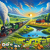 Train scenery : Journey Through Nature’s Canvas: Experience the Art of Train Travel.
