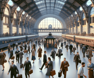 Train Station – Where Journeys Begin and Memories Unfold.