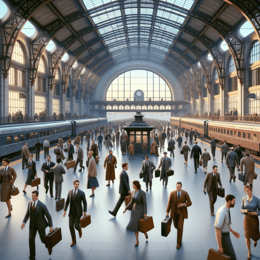Train Station – Where Journeys Begin and Memories Unfold.