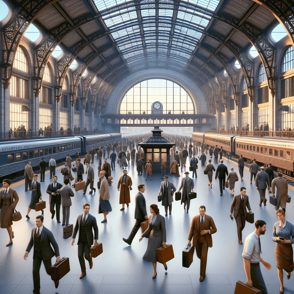 Train Station – Where Journeys Begin and Memories Unfold. Train Station – Where Journeys Begin and Memories Unfold.