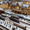 Train stations model – Connecting Journeys, Bridging Destinations.