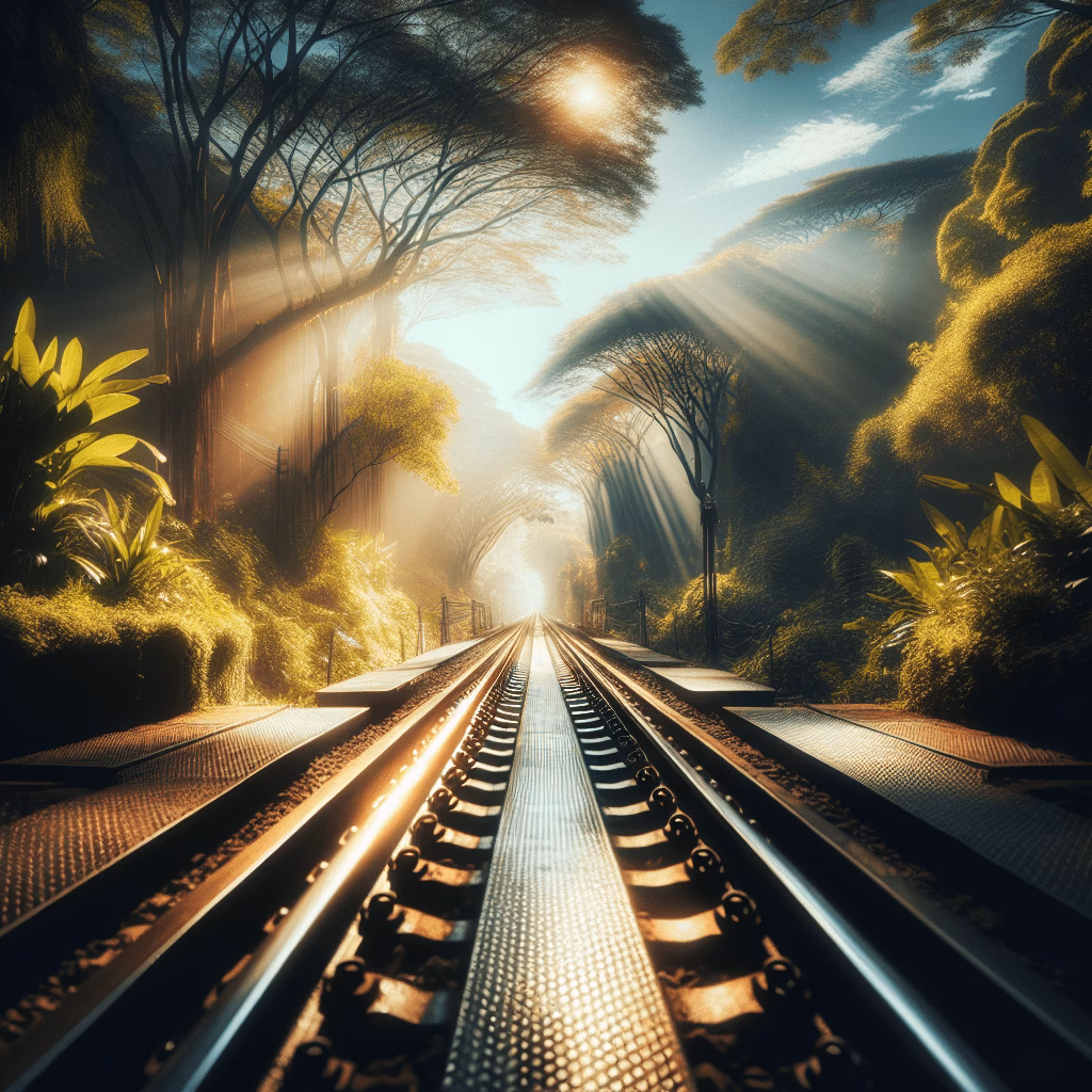 Train tracks; a Better Journeys, Connecting Destinations. Train tracks; a Better Journeys, Connecting Destinations.