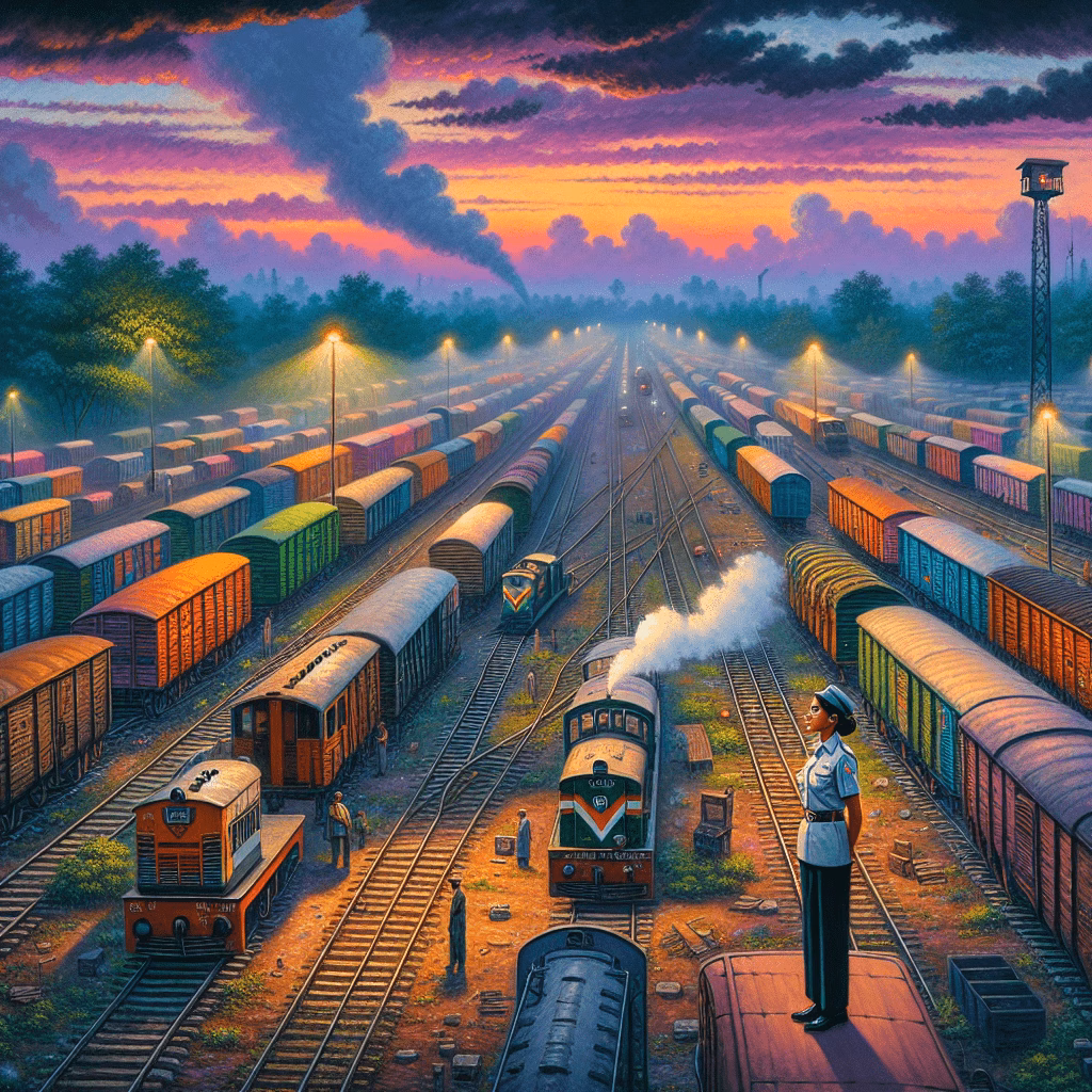 Train Yard – Where Steel Meets Steam: The Heartbeat of Industry Train Yard – Where Steel Meets Steam: The Heartbeat of Industry