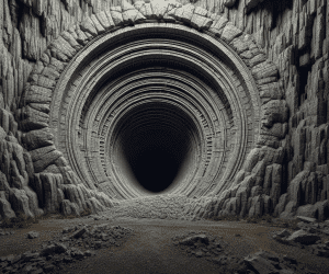 Tunnel portal aGateway to the Underground: Where Journeys Begin Anew