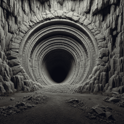 Tunnel portal aGateway to the Underground: Where Journeys Begin Anew
