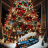 christmas tree train polar express