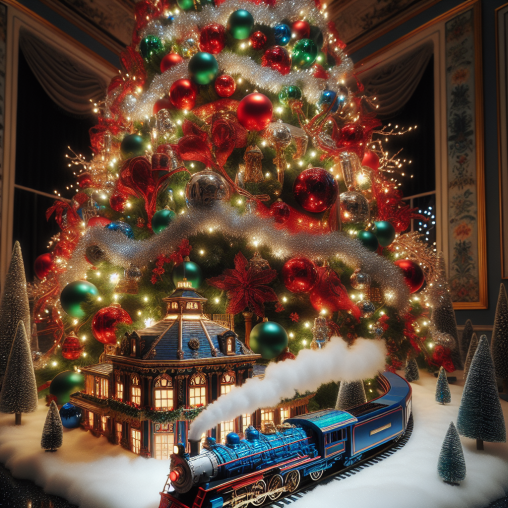 christmas tree train polar express