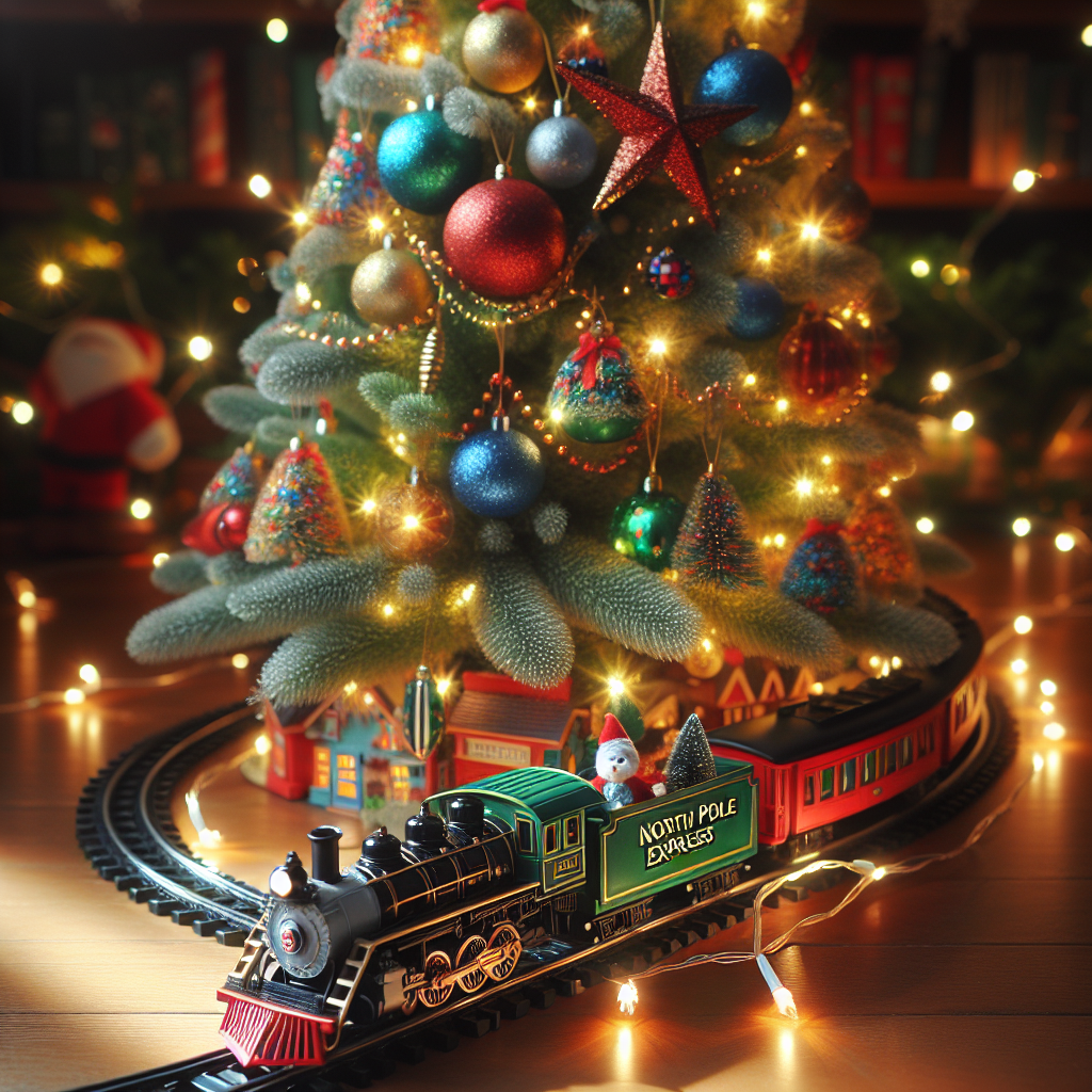 christmas tree train polar express
