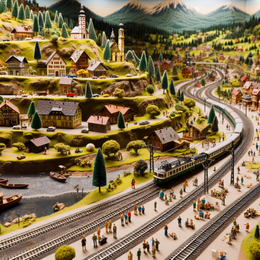ho scale model train layouts