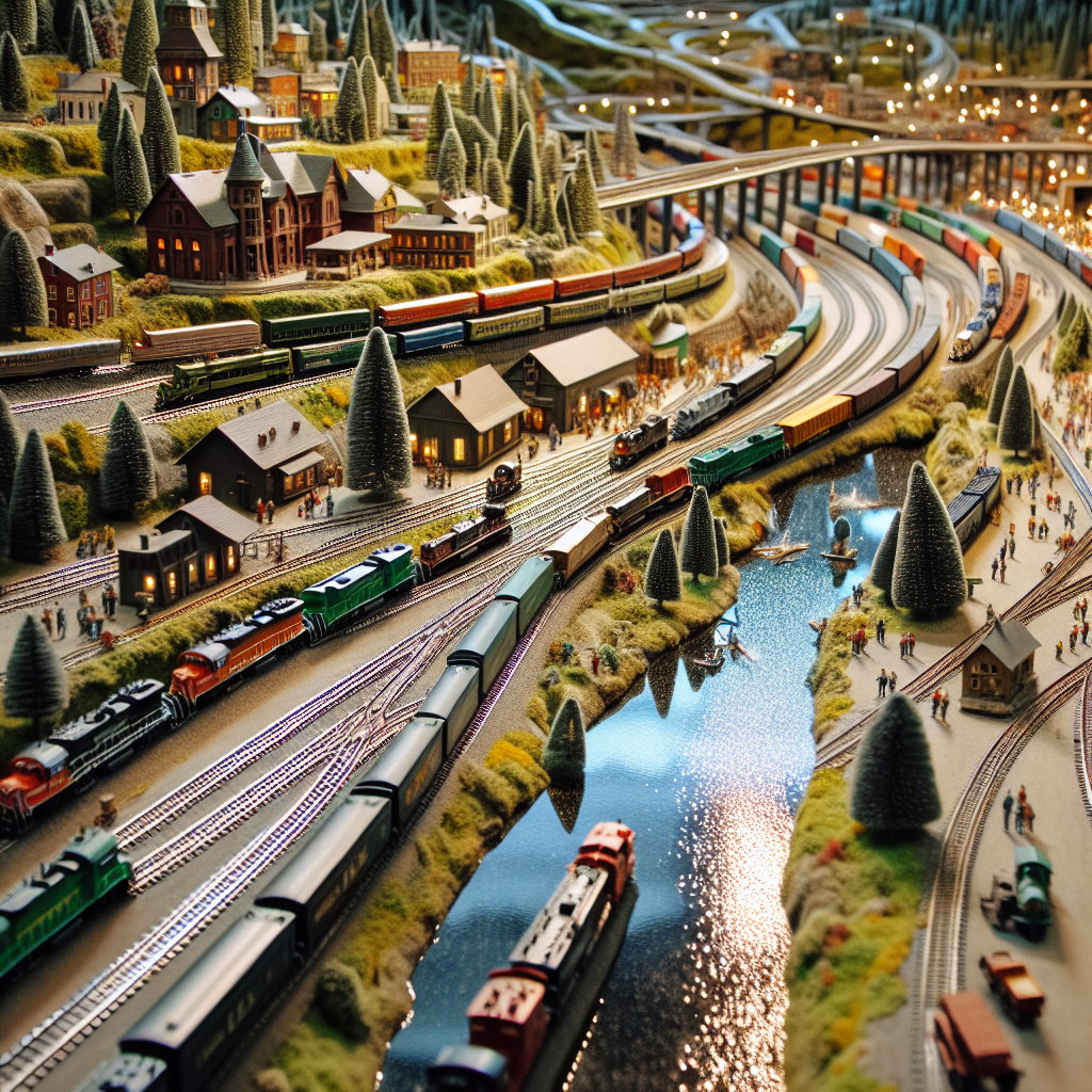 ho scale model train layouts