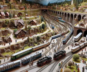 model train layouts