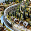 n scale model train layouts