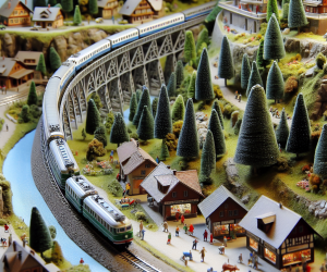 n scale model train layouts