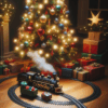 polar express train for christmas tree