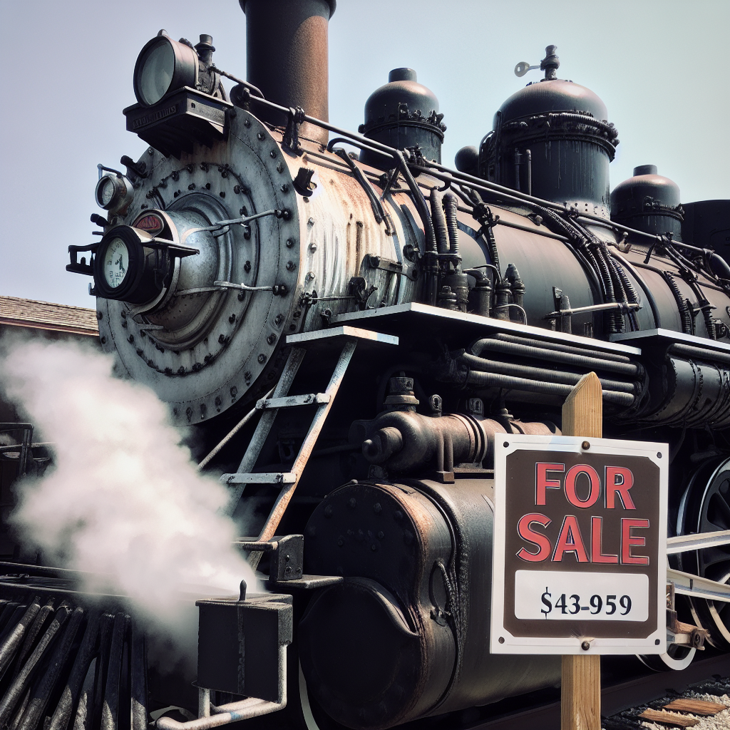 steam locomotive for sale
