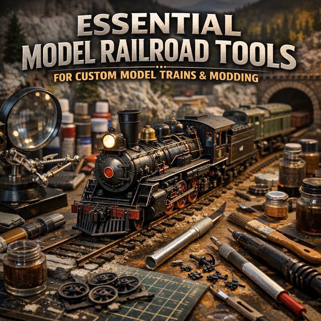 Train Engine Tools Model Railroad Tools You Need: Introduction to Model | Model Train ...