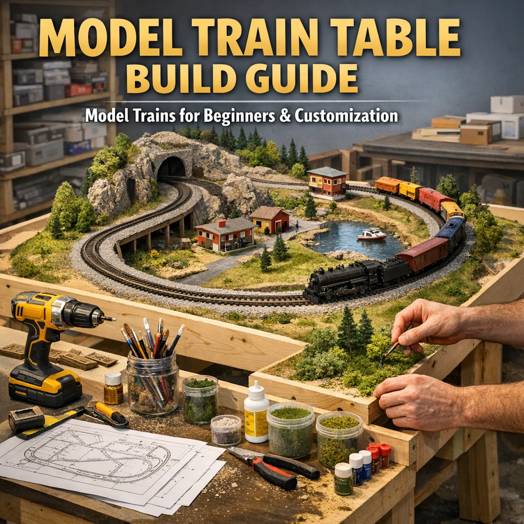 Model Train Table Build Guide: Model Trains for Beginners ...